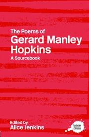 Cover of: The poems of Gerard Manley Hopkins: a sourcebook