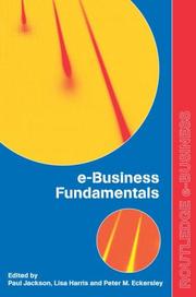 Cover of: E-business fundamentals: managing organisations in the electronic age