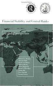 Cover of: Financial Stability and Central Banks (Central Bank Governors' Symposium Series) by Peter Sinclair