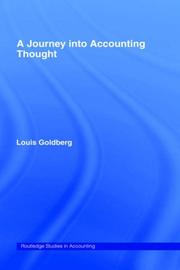 Cover of: Accounting Thought (Studies in Accounting)