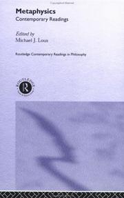 Cover of: Metaphysics by Michael Loux