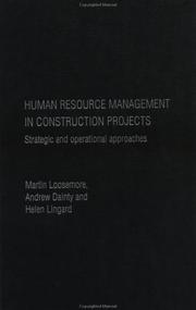 Cover of: Human Resource Management in Construction Projects by Marti Loosemore