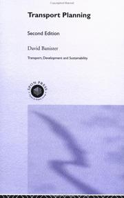 Cover of: Transport Planning (Transport Development and Sustainability) by David Banister