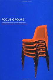 Cover of: Focus Groups: Supporting Effective Product Developement