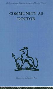 Cover of: Community as Doctor