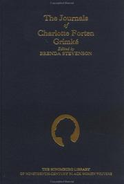 Cover of: The journals of Charlotte Forten Grimké by Charlotte L. Forten