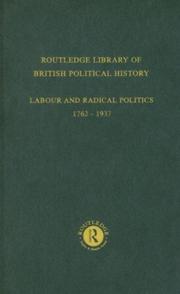 Cover of: English Radicalism, Volume One: 1762-1785 by S. Maccoby
