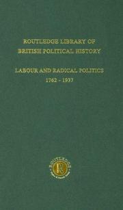 Cover of: English Radicalism, Volume Three: 1832-1852 by S. Maccoby