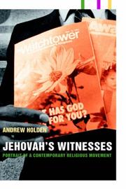 Cover of: Jehovah's Witnesses by Andrew Holden
