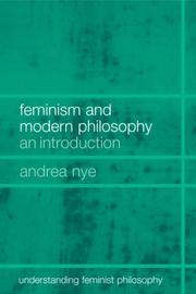 Cover of: Feminism and modern philosophy: an introduction