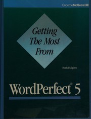 Cover of: Getting the most from WordPerfect