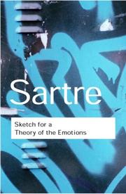 Cover of: Sketch for a Theory of the Emotions by Jean-Paul Sartre