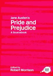 Cover of: Jane Austen's pride and prejudice: a sourcebook
