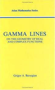 Cover of: Gamma lines by Grigor A. Barsegian