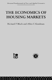 Cover of: Economics of Housing Markets: Harwood Fundamentals of Applied Economics (Fundamentals of Pure and Applied Economics)