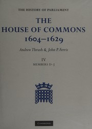 the-house-of-commons-1604-1629-cover