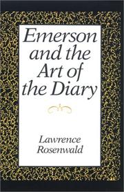 Cover of: Emerson and the art of the diary
