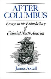 Cover of: After Columbus: Essays in the Ethnohistory of Colonial North America