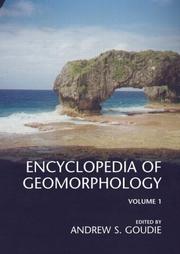 Cover of: Encyclopedia of geomorphology