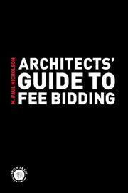 Cover of: Architect's guide to fee bidding by M. P. Nicholson
