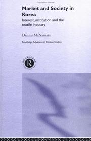 Cover of: Market and Society in Korea by Dennis L. McNamara