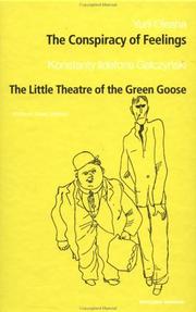 Cover of: Conspiracy of Feelings by Yurii Olesha and the Little Theatre of the Green Goose by Konstanty Iidefons Gaiczynski (Polish and East European Theatre Archive, 10)