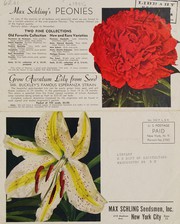 Cover of: Schling's hardy perennials by Max Schling, Inc