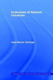 Cover of: Economies of network industries