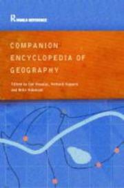Cover of: Companion Encyclopedia of Geography by Ian Douglas