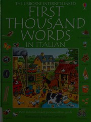 Cover of: The Usborne first thousand words in Italian