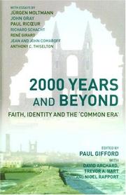 Cover of: 2000 Years and Beyond: Faith, Identity and the Commmon Era