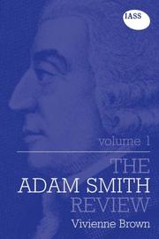 Cover of: The Adam Smith Review by Vivienne Brown