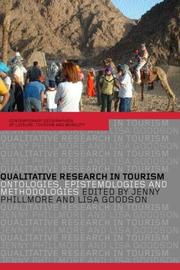 Qualitative Research in Tourism by Lisa Goodson