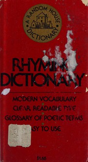 Cover of: Rhyming Pocket Dictionary (Random House)