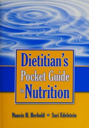 Cover of: Dietitian's pocket guide to nutrition