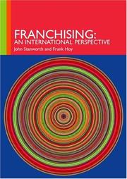 Cover of: Franchising by Frank Hoy
