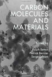 Cover of: Carbon molecules and materials | 