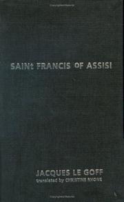 Cover of: Saint Francis of Assisi by Jacques Le Goff