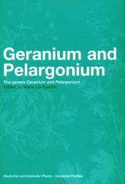 Cover of: Geranium and Pelargonium by Maria Lis-Balchin