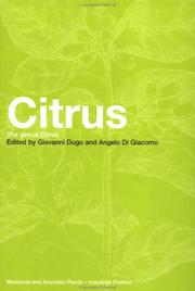 Cover of: Citrus: The Genus Citrus (Medicinal and Aromatic Plants -Industrial Profiles, 26)