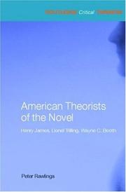 American Theorists of the Novel by Peter Rawlings