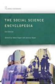 Cover of: The Social Science Encyclopedia