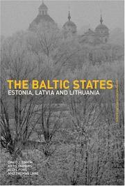 Cover of: The Baltic States: Estonia, Latvia and Lithuania