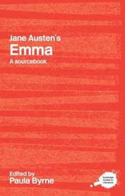 Cover of: A Routledge literary sourcebook on Jane Austen's Emma