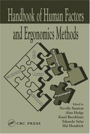 Cover of: Handbook of Human Factors and Ergonomics Methods