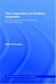 The linguistics of political argument by Alan Partington