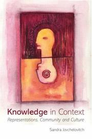 Knowledge in Context by Sandra Jovchelovitch