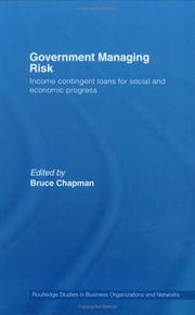 Cover of: Government managing risk by B. J. Chapman