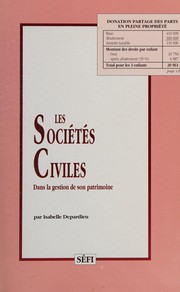 Les Sociétés civiles by Isabelle Depardieu
