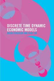 Cover of: Dynamic economic models in discrete time: theory and empirical applications